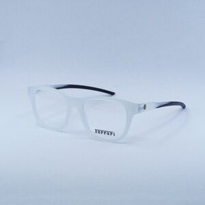🕶️ New Ferrari Scuderia FZ8006 505 Eyeglasses -  Transparent Grey Frame